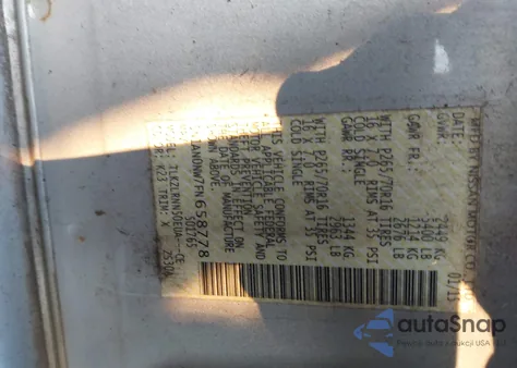 2015 Nissan Xterra S z USA, uszkodzony, nr VIN 5N1AN0NW7FN658778